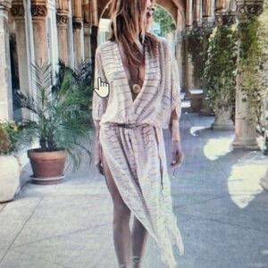 Ramona Larue Erte Alligator Kaftan OneSz Like New WO Tags